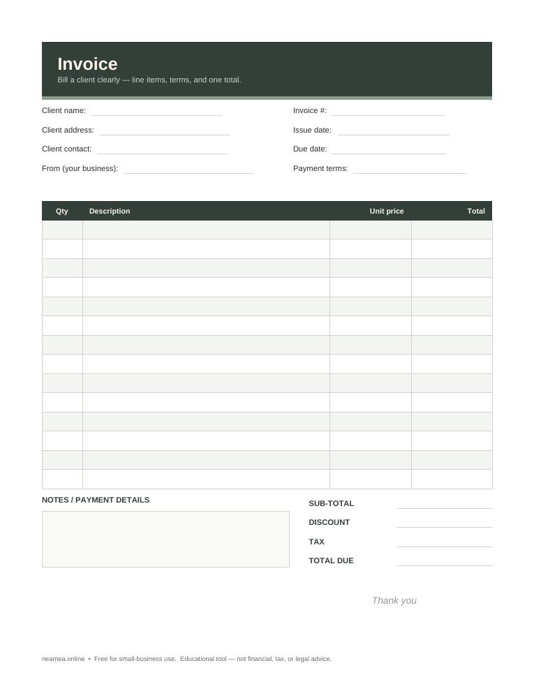 Invoice